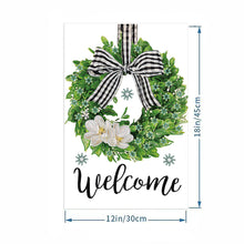 Load image into Gallery viewer, Spring Tulip 5D DIY Diamond Outdoor Flags Double Sided Diamond Art Vertical Flag
