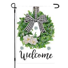 Load image into Gallery viewer, Spring Tulip 5D DIY Diamond Outdoor Flags Double Sided Diamond Art Vertical Flag

