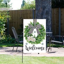Load image into Gallery viewer, Spring Tulip 5D DIY Diamond Outdoor Flags Double Sided Diamond Art Vertical Flag
