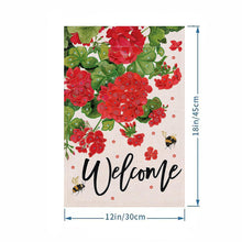 Load image into Gallery viewer, Spring Tulip 5D DIY Diamond Outdoor Flags Double Sided Diamond Art Vertical Flag
