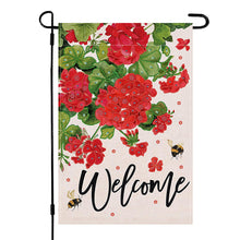 Load image into Gallery viewer, Spring Tulip 5D DIY Diamond Outdoor Flags Double Sided Diamond Art Vertical Flag
