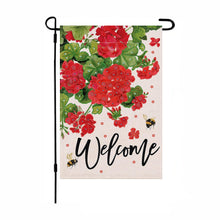 Load image into Gallery viewer, Spring Tulip 5D DIY Diamond Outdoor Flags Double Sided Diamond Art Vertical Flag
