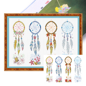 Dream catcher-38*29CM  14CT Stamped Cross Stitch (Xiaobai Brand)