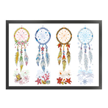 Load image into Gallery viewer, Dream catcher-38*29CM  14CT Stamped Cross Stitch (Xiaobai Brand)
