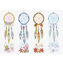 Load image into Gallery viewer, Dream catcher-38*29CM  14CT Stamped Cross Stitch (Xiaobai Brand)
