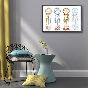 Dream catcher-38*29CM  14CT Stamped Cross Stitch (Xiaobai Brand)