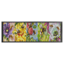 Load image into Gallery viewer, Bee and flower-65*21CM  14CT Stamped Cross Stitch (Xiaobai Brand)
