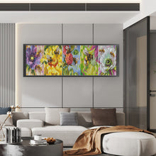 Load image into Gallery viewer, Bee and flower-65*21CM  14CT Stamped Cross Stitch (Xiaobai Brand)
