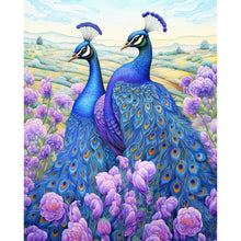 Load image into Gallery viewer, Peacock-45*55CM  16CT Stamped Cross Stitch
