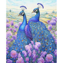 Load image into Gallery viewer, Peacock-45*55CM  16CT Stamped Cross Stitch
