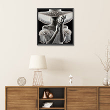Load image into Gallery viewer, Elegant Lady-Woman 30*30CM(Canvas) Partial Special Shaped Drill Diamond Painting
