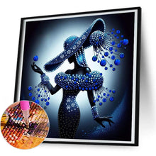Load image into Gallery viewer, Elegant Lady-Woman 30*30CM(Canvas) Partial Special Shaped Drill Diamond Painting
