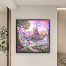 Load image into Gallery viewer, Purple scenery-90*89CM  14CT Stamped Cross Stitch (Xiaobai Brand)
