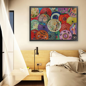 Chinese style - umbrella-124*89CM  14CT Stamped Cross Stitch (Xiaobai Brand)