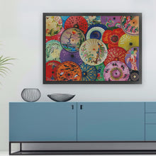 Load image into Gallery viewer, Chinese style - umbrella-124*89CM  14CT Stamped Cross Stitch (Xiaobai Brand)
