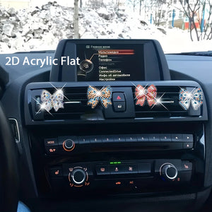 4pc Flower Animal DIY Diamond Painting Car Air Vent Clip Air Freshener for Adult