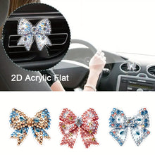 Load image into Gallery viewer, 4pc Flower Animal DIY Diamond Painting Car Air Vent Clip Air Freshener for Adult
