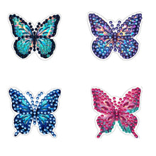 Load image into Gallery viewer, 4pc Flower Animal DIY Diamond Painting Car Air Vent Clip Air Freshener for Adult
