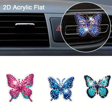 Load image into Gallery viewer, 4pc Flower Animal DIY Diamond Painting Car Air Vent Clip Air Freshener for Adult
