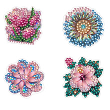 Load image into Gallery viewer, 4pc Flower Animal DIY Diamond Painting Car Air Vent Clip Air Freshener for Adult
