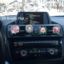 Load image into Gallery viewer, 4pc Flower Animal DIY Diamond Painting Car Air Vent Clip Air Freshener for Adult
