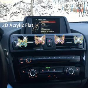 4pc Flower Animal DIY Diamond Painting Car Air Vent Clip Air Freshener for Adult