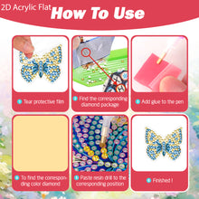 Load image into Gallery viewer, 4pc Flower Animal DIY Diamond Painting Car Air Vent Clip Air Freshener for Adult
