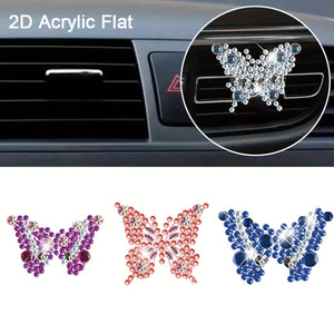 4pc Flower Animal DIY Diamond Painting Car Air Vent Clip Air Freshener for Adult