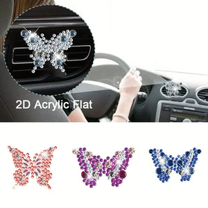 4pc Flower Animal DIY Diamond Painting Car Air Vent Clip Air Freshener for Adult