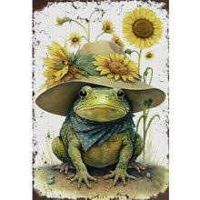 Load image into Gallery viewer, Vintage Poster-Frog-40*60CM  11CT Stamped Cross Stitch
