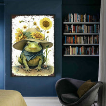 Load image into Gallery viewer, Vintage Poster-Frog-40*60CM  11CT Stamped Cross Stitch
