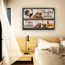 Load image into Gallery viewer, Retro poster-Farm chickens-40*60CM  11CT Stamped Cross Stitch
