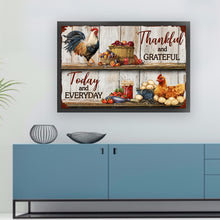 Load image into Gallery viewer, Retro poster-Farm chickens-40*60CM  11CT Stamped Cross Stitch
