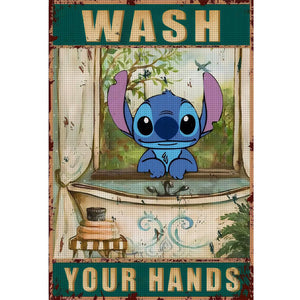 Retro poster-Stitch-40*60CM  11CT Stamped Cross Stitch