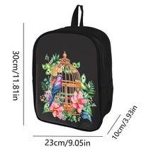 Load image into Gallery viewer, Mermaid Special Shape Diamond Art School Bag Diamond Art Knapsack for Art Crafts
