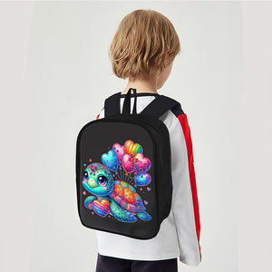 Mermaid Special Shape Diamond Art School Bag Diamond Art Knapsack for Art Crafts