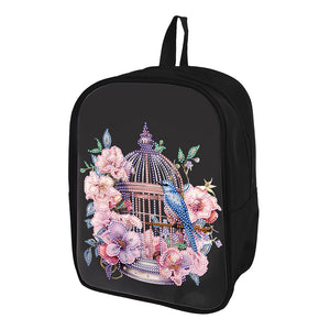 Mermaid Special Shape Diamond Art School Bag Diamond Art Knapsack for Art Crafts