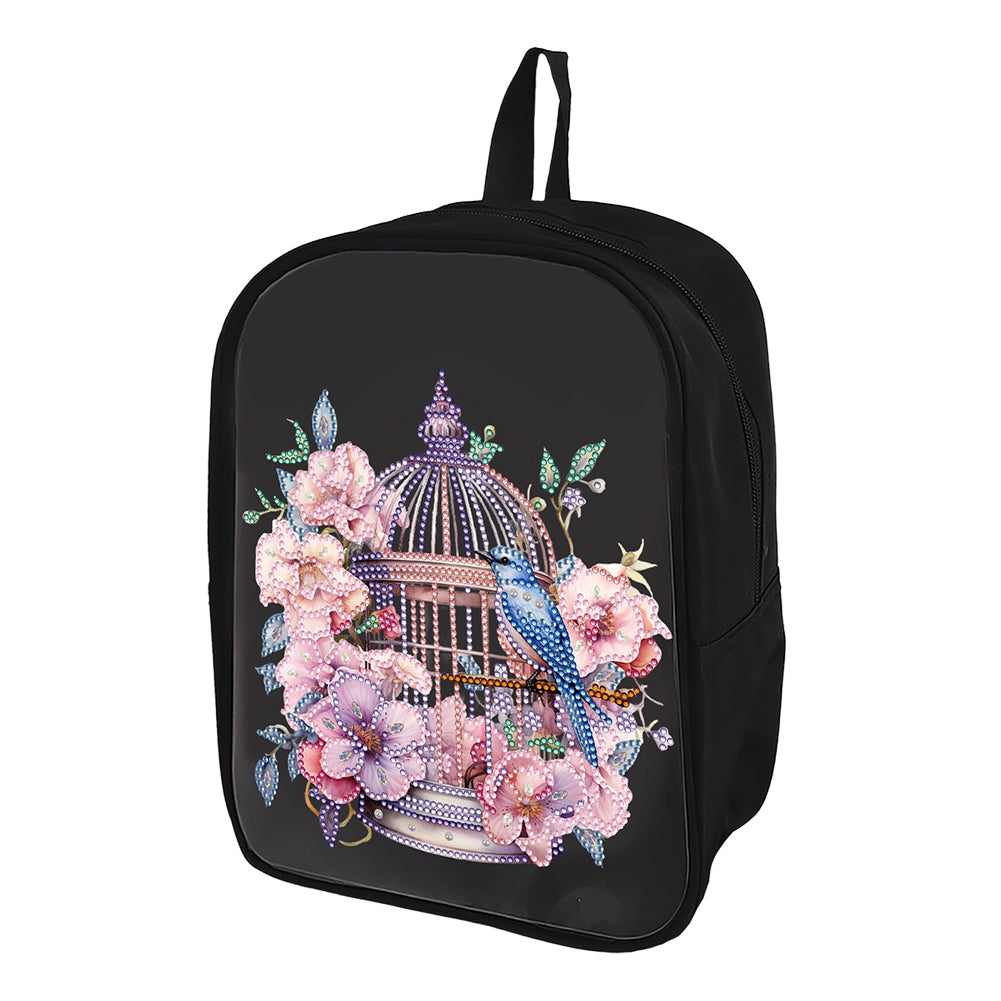 Mermaid Special Shape Diamond Art School Bag Diamond Art Knapsack for Art Crafts