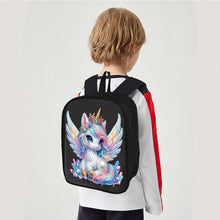 Load image into Gallery viewer, Mermaid Special Shape Diamond Art School Bag Diamond Art Knapsack for Art Crafts
