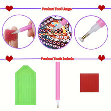 Load image into Gallery viewer, Mermaid Special Shape Diamond Art School Bag Diamond Art Knapsack for Art Crafts
