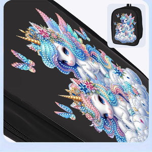 Mermaid Special Shape Diamond Art School Bag Diamond Art Knapsack for Art Crafts