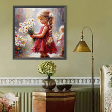 Load image into Gallery viewer, Cute Girl 40*40CM(Canvas) Full Round Drill Diamond Painting
