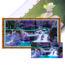 Load image into Gallery viewer, Purple secret river-80*40CM  18CT Stamped Cross Stitch
