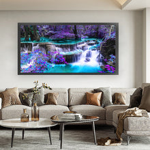 Load image into Gallery viewer, Purple secret river-80*40CM  18CT Stamped Cross Stitch
