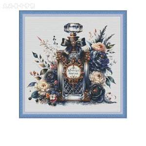 Midnight dream perfume bottle-72*70CM  14CT Stamped Cross Stitch (Fairy Brand)