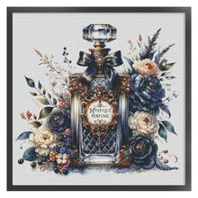 Load image into Gallery viewer, Midnight dream perfume bottle-72*70CM  14CT Stamped Cross Stitch (Fairy Brand)
