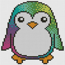 Load image into Gallery viewer, Little penguin-12*13CM  16CT Stamped Cross Stitch (Joy Sunday)
