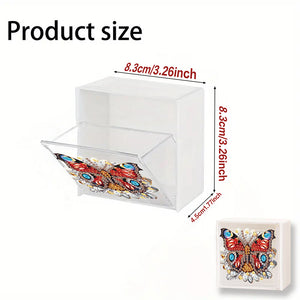 DIY Diamond Painting Storage Organizer Wall Mount Diamond Art Organizer Box