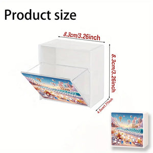 DIY Diamond Painting Storage Organizer Wall Mount Diamond Art Organizer Box