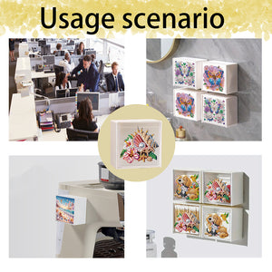 DIY Diamond Painting Storage Organizer Wall Mount Diamond Art Organizer Box